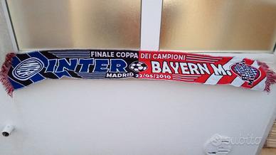 sciarpa vintage Inter Bayern Monaco finale 