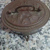 portagioie antico in ottone 