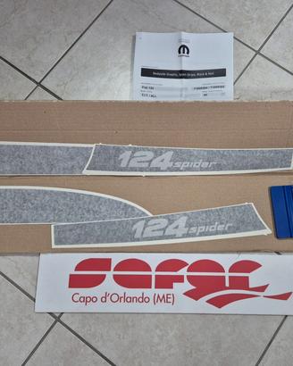 FIAT 124 SPIDER COD 71808584 _71808585 ADESIVI ABB
