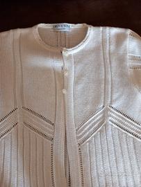 Golf bianco manica lunga