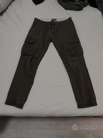 Pantaloni cargo uomo grigi - neri