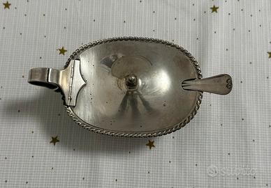 Formaggiera in argento 800