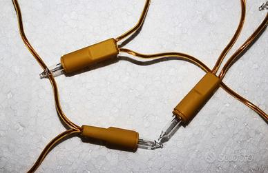 Catena 50 Luci Pisellino - CAVO GIALLO