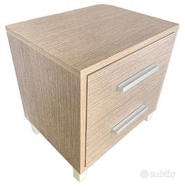 Coppia comodini moderni camera da letto 2 cassetti