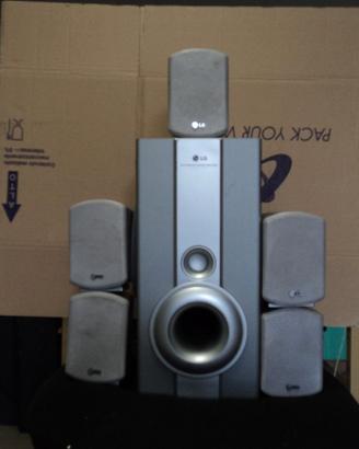sistema di casse  audio 5,1 LG  DTE 654W