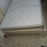 Letto 1 piazza e mezzo struttura+materasso