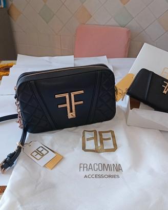 Fracomina: borsa a tracolla + portafoglio
