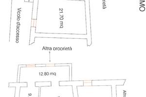 Casa indipendente su due livelli centro storico