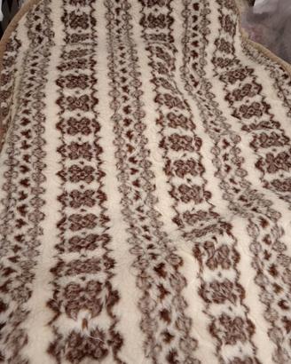 coperta in lana merino double-face  mt. 1×1.36