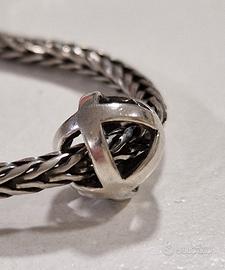 Bead in argento "Pensiero positivo"