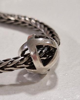 Bead in argento "Pensiero positivo"
