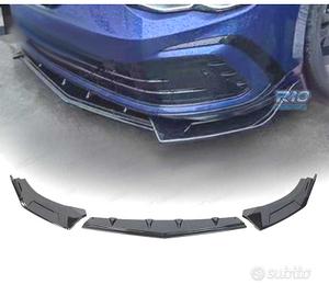SPOILER LIP VOLKSWAGEN VW GOLF 8 R LINE NERO LUCID