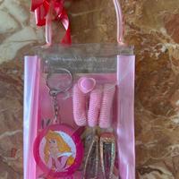 Princess sacchetto rosa asorpresa con portachiavi
