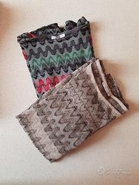 Set due mini abiti / maxi maglie donna taglia L.
