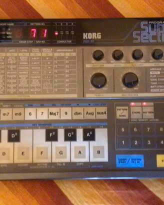Korg PSS 50 super section groovebox vintage