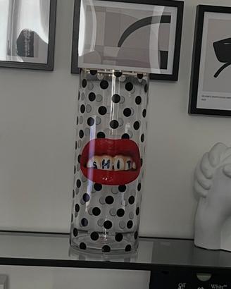 Vaso Vetro Cilindrico Shit Seletti Toiletpaper