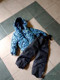 Piumino 4 anni + pantaloni 3 anni