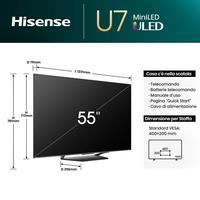 Tv Hisense 55"  ULED MINI LED