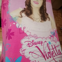 Coperta pile + borsina Violetta