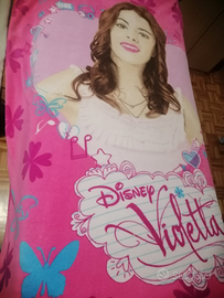 Coperta pile + borsina Violetta