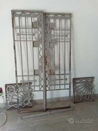 Cancello in ferro battuto epoca