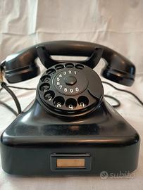 Telefono anni 50 in Bachelite nero per compleanno
