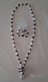 Collana e orecchini, artigianali, pezzi esclusivi