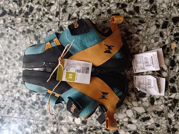 Scarpette arrampicata Simond Vertika blu e ocra