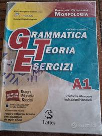 Libro scolastico per la Prima Media: Grammatica 