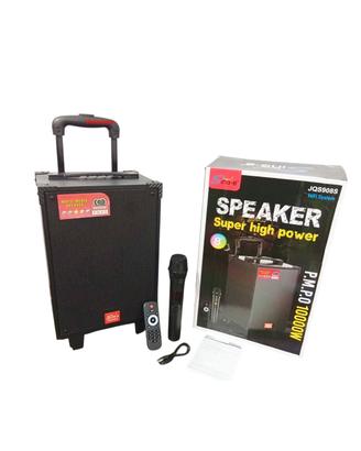 Cassa bluetooth portatile karaoke 10000 w pmpo