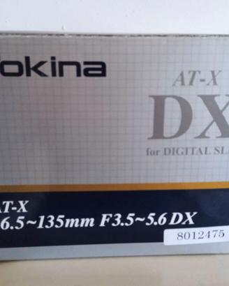 Tokina AT-X 16.5-135mm montaggio Nikon Come Nuovo