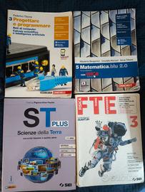 Libri scolastici scuola superiore  4 e 5 anno