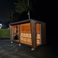 Sauna finlandese isolata – Modello Jazz Struttura