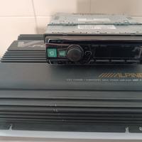 Autoradio e amplificatore Alpine V-Power 