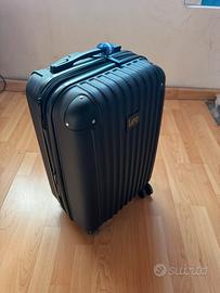 Valigia lee nera rigida trolley