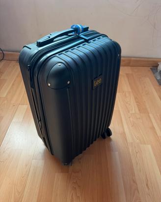 Valigia lee nera rigida trolley