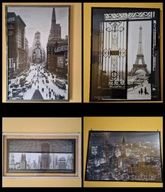 Quadri con stampe città