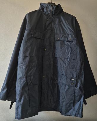 Giaccone impermeabile uomo blu