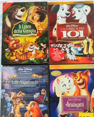 DVD Disney nuovi lotto 4 pezzi