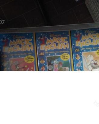 Collezione 20 numeri vhs magic english