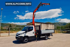 Iveco Daily 60c15 con gru NUOVA e cassone Ribaltab