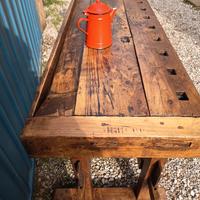 banco da falegname restaurato 