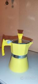Caffettiera Moka Express gialla MD Casa