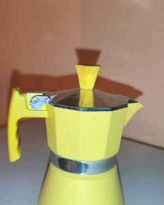 Caffettiera Moka Express gialla MD Casa