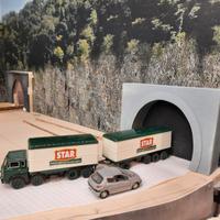 Acc.plastici : galleria stradale "cieca" H0