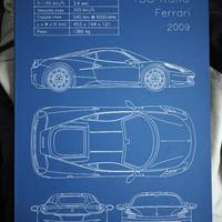 Blueprint Ferrari 458 Italia