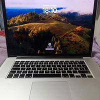 MACBOOK PRO RETINA 15" SONOMA+WINDOWS+BATTERIA