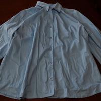 Camicia EGON FURSTENBERG celeste donna mis. 51 Us.