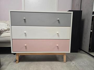 Cassettiera  stile nordico – 90×42×80