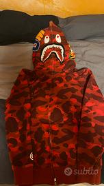 felpa BAPE rossa Abbigliamento e Accessori In vendita a Modena